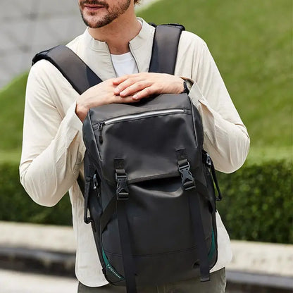Mochila Backpack Men's Business Leisure Large-capacity Travel Bag Laptop Bagkpack Junior High School Schoolbag Male Teenager
