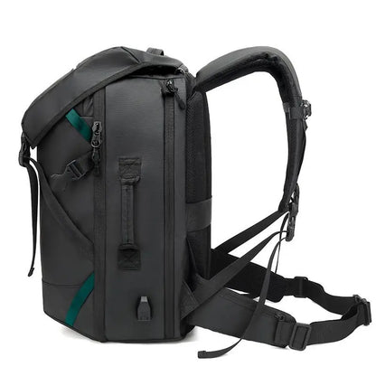 Mochila Backpack Men's Business Leisure Large-capacity Travel Bag Laptop Bagkpack Junior High School Schoolbag Male Teenager