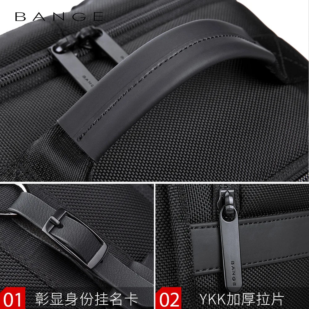 Mochila Bange 15.6 inch Laptop Backpack Casual Men Waterproof Backpack School Teenage Backpack bag male Travel Backpack mochila