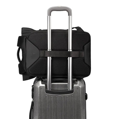 Mochila Bange 15.6-inch laptop Men's business backpack waterproof multi compartment travel bag Black backpack suitable for Men
