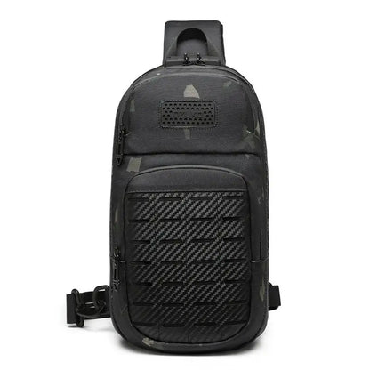 Mochilas Chest Bag Shoulder Bags USB Charging Crossbody Package School Short Trip Messengers Bags Men's Oxford Sling Pack