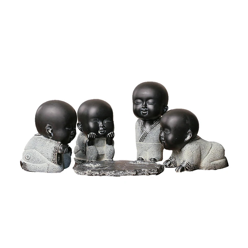 Modern Creative Chinese classical Zen Little monk Decoration Home Antique accessories