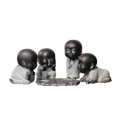Modern Creative Chinese classical Zen Little monk Decoration Home Antique accessories