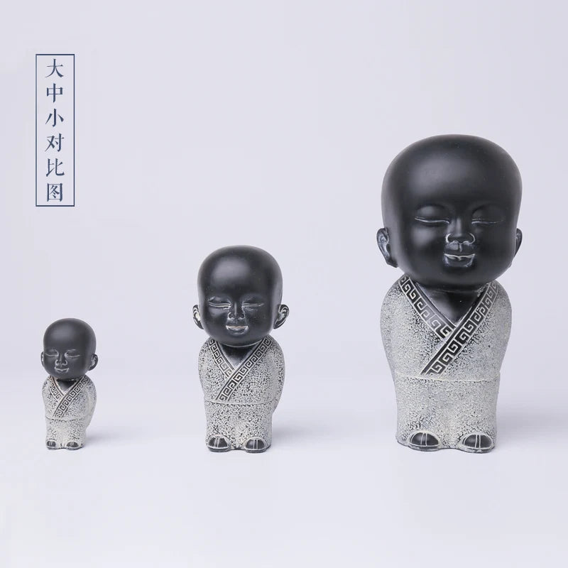 Modern Creative Chinese classical Zen Little monk Decoration Home Antique accessories
