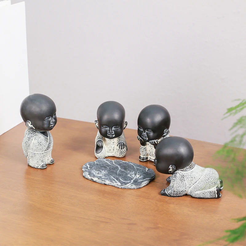 Modern Creative Chinese classical Zen Little monk Decoration Home Antique accessories
