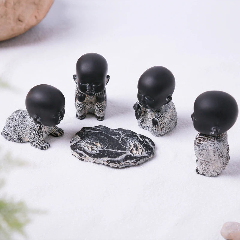 Modern Creative Chinese classical Zen Little monk Decoration Home Antique accessories