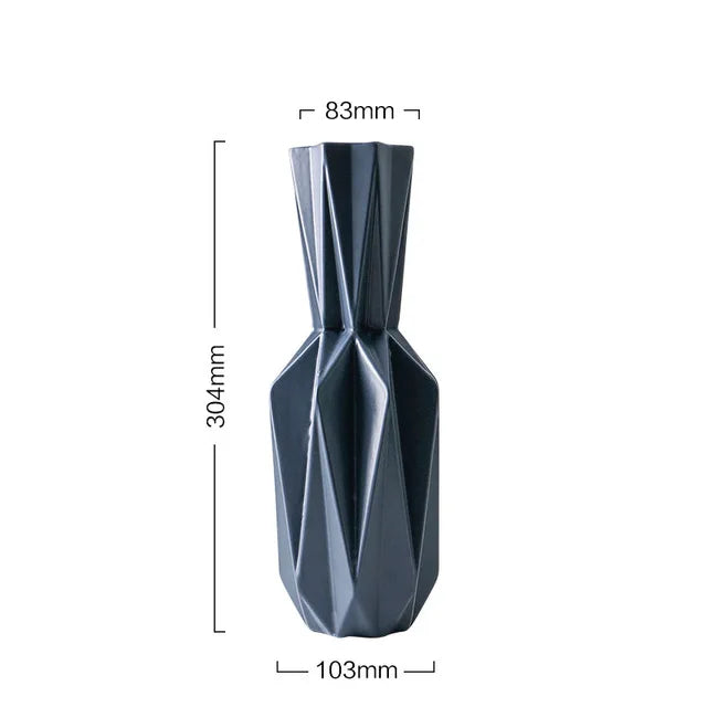 Modern Origami Vases Ceramic Tabletop Flowerpot Vase Home Decoration Vase Nordic Style Flower Vase Household Decor