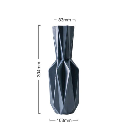 Modern Origami Vases Ceramic Tabletop Flowerpot Vase Home Decoration Vase Nordic Style Flower Vase Household Decor