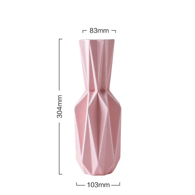 Modern Origami Vases Ceramic Tabletop Flowerpot Vase Home Decoration Vase Nordic Style Flower Vase Household Decor