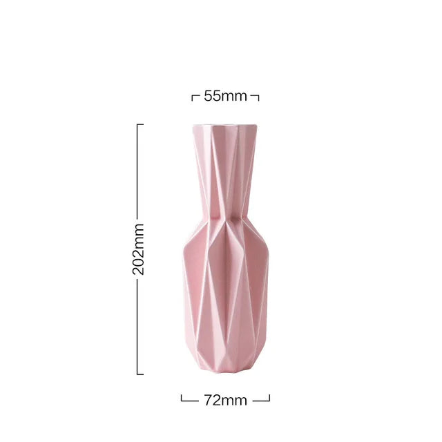 Modern Origami Vases Ceramic Tabletop Flowerpot Vase Home Decoration Vase Nordic Style Flower Vase Household Decor