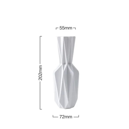 Modern Origami Vases Ceramic Tabletop Flowerpot Vase Home Decoration Vase Nordic Style Flower Vase Household Decor