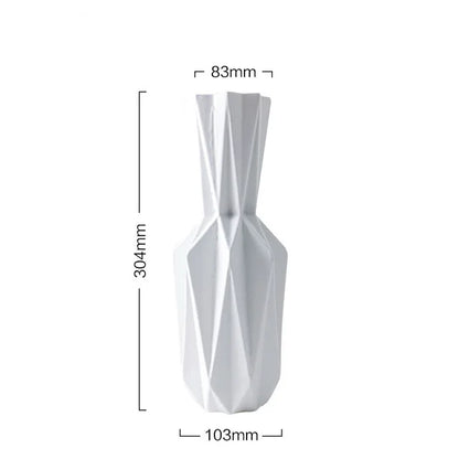 Modern Origami Vases Ceramic Tabletop Flowerpot Vase Home Decoration Vase Nordic Style Flower Vase Household Decor