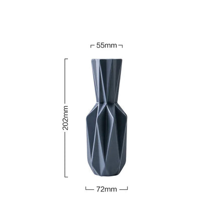 Modern Origami Vases Ceramic Tabletop Flowerpot Vase Home Decoration Vase Nordic Style Flower Vase Household Decor