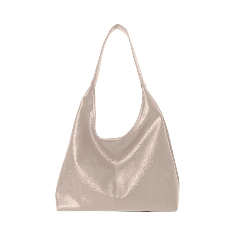 Modern PU Shoulder Bag Stylish Tote Casual Handbag for College and Travel
