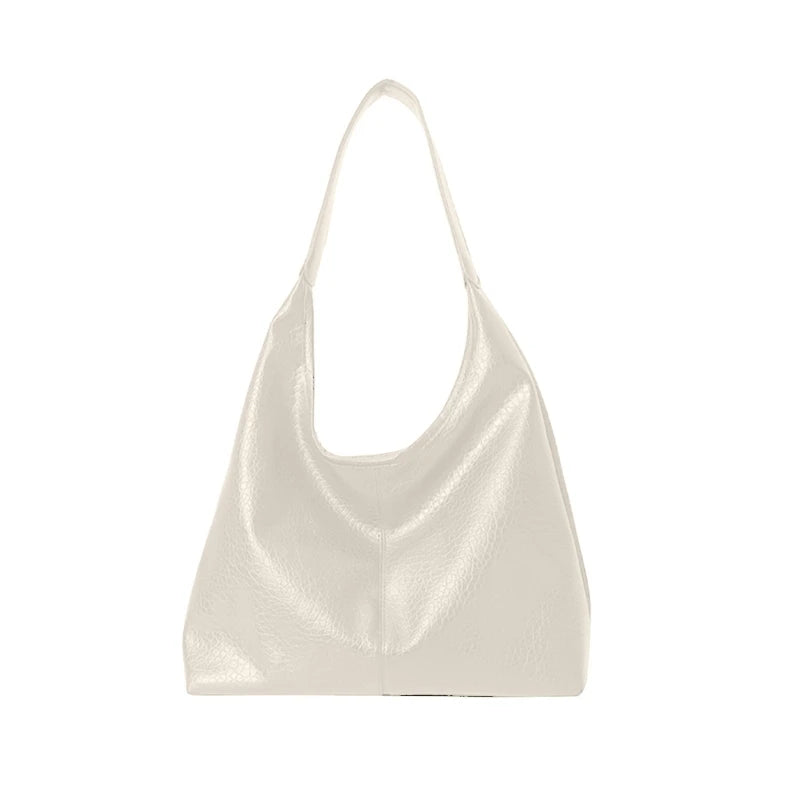 Modern PU Shoulder Bag Stylish Tote Casual Handbag for College and Travel