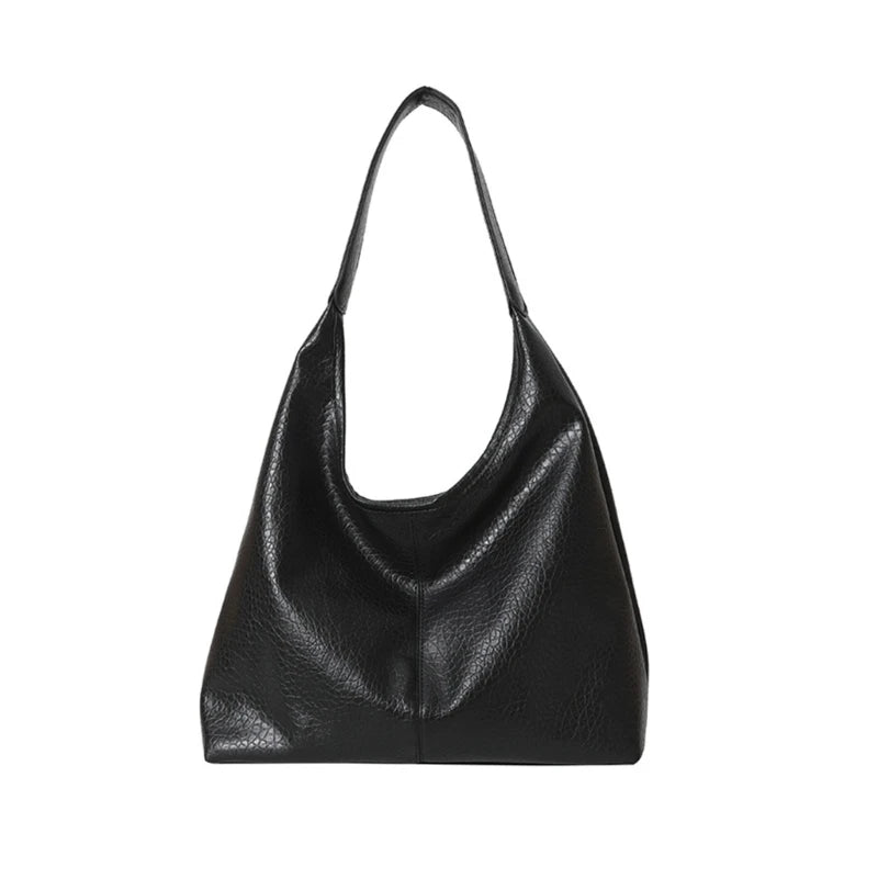 Modern PU Shoulder Bag Stylish Tote Casual Handbag for College and Travel