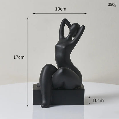 Modern Simple Resin  Sculpture & Figurines for Interior Living Room Decor Statue Table Ornaments Desk Accessories
