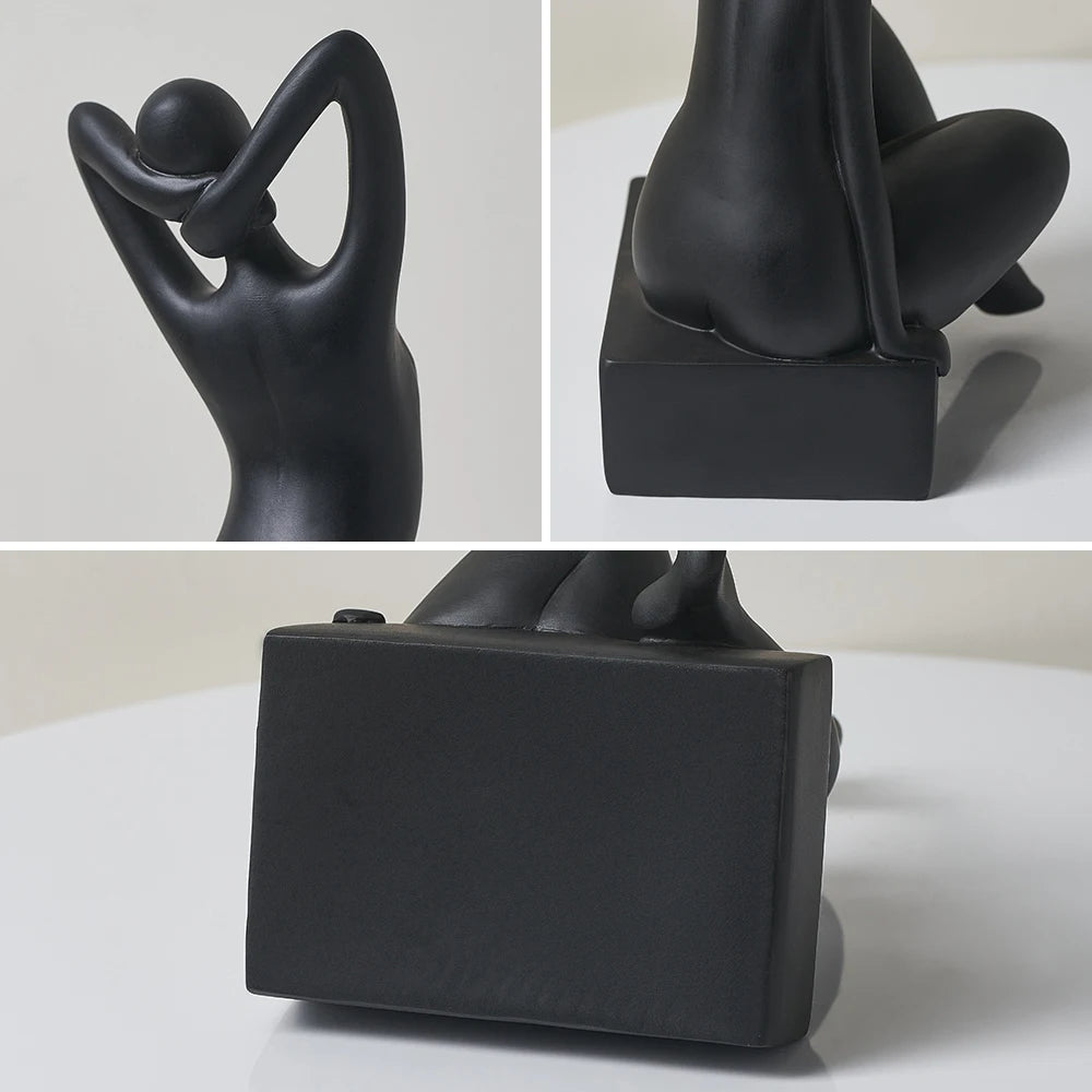 Modern Simple Resin  Sculpture & Figurines for Interior Living Room Decor Statue Table Ornaments Desk Accessories