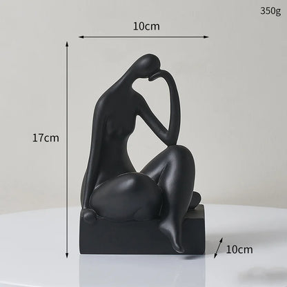 Modern Simple Resin  Sculpture & Figurines for Interior Living Room Decor Statue Table Ornaments Desk Accessories