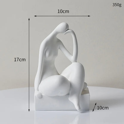 Modern Simple Resin  Sculpture & Figurines for Interior Living Room Decor Statue Table Ornaments Desk Accessories