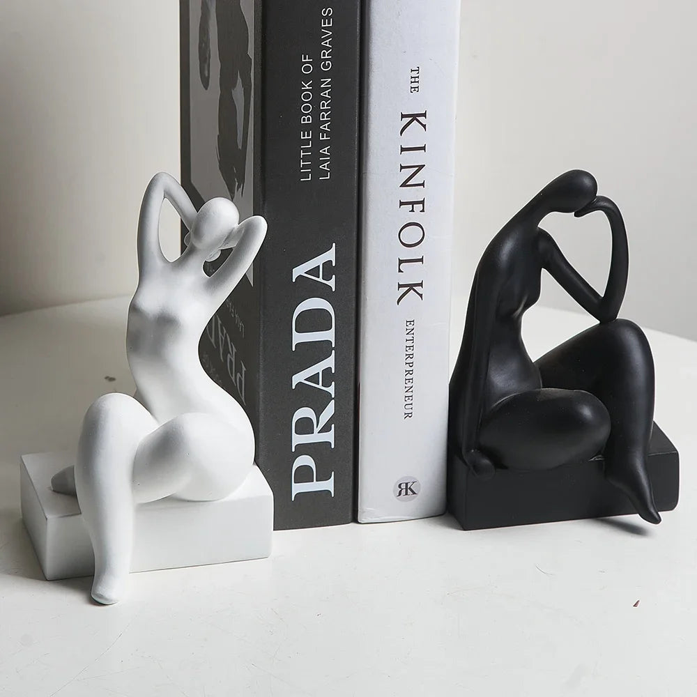 Modernsimple Sculpture & Figurines for Interior Living Room Decor Resin Statue Table Ornaments Desk Accessories