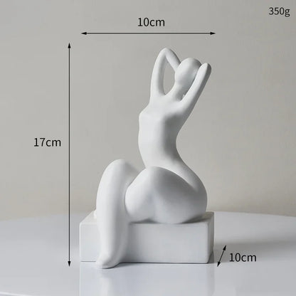 Modernsimple Sculpture & Figurines for Interior Living Room Decor Resin Statue Table Ornaments Desk Accessories