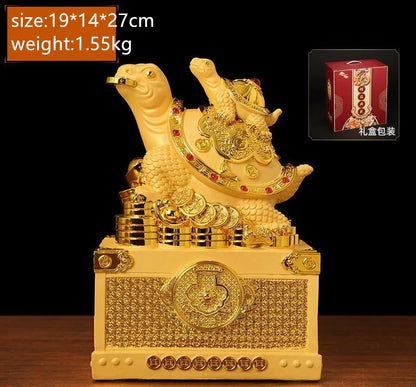 Money Dragon Turtle Drotter Drowna Drial Turtle Home Living Room TV Cabinet Craft Decoration Gifts