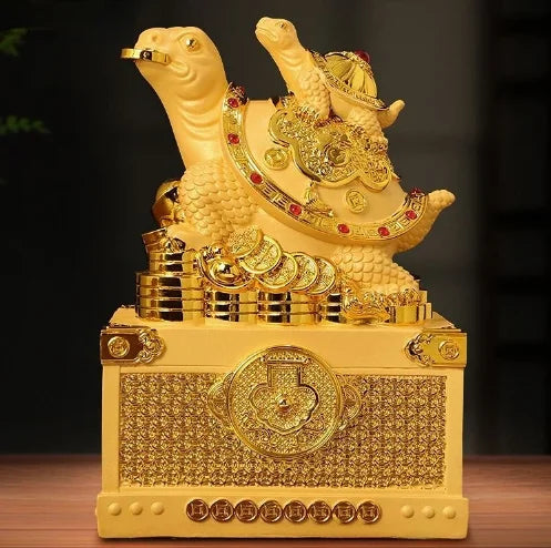 Money Dragon Turtle Drotter Drowna Drial Turtle Home Living Room TV Cabinet Craft Decoration Gifts