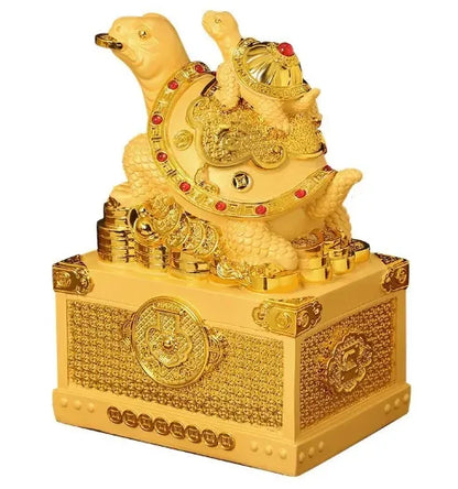 Money Dragon Turtle Drotter Drowna Drial Turtle Home Living Room TV Cabinet Craft Decoration Gifts
