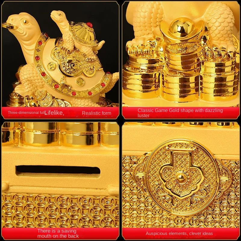 Money Dragon Turtle Drotter Drowna Drial Turtle Home Living Room TV Cabinet Craft Decoration Gifts
