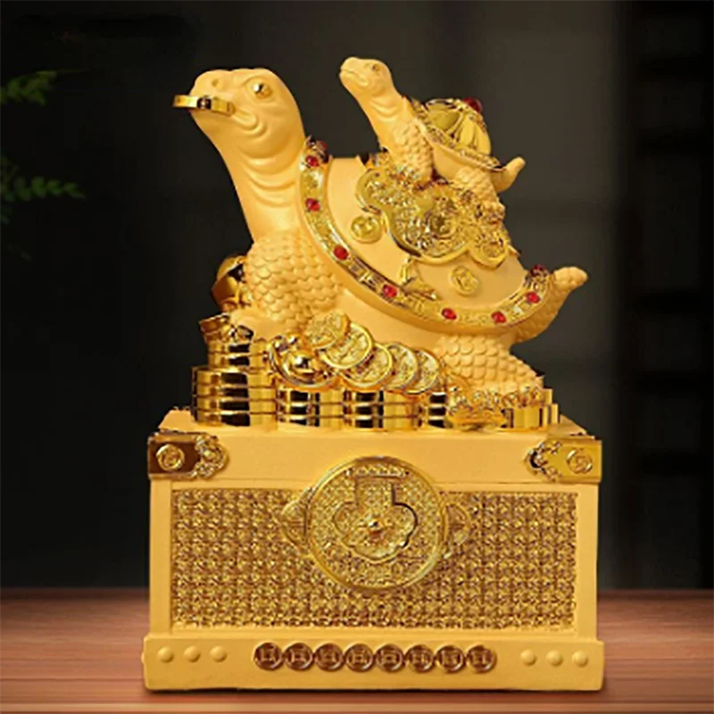 Money Dragon Turtle Drotter Drowna Drial Turtle Home Living Room TV Cabinet Craft Decoration Gifts