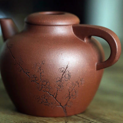 Monohydrate hall of yixing recommended all hand money trough yuanqu pot collection 345 ml tea sets