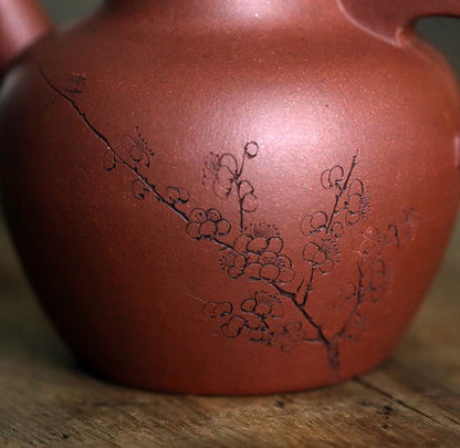 Monohydrate hall of yixing recommended all hand money trough yuanqu pot collection 345 ml tea sets