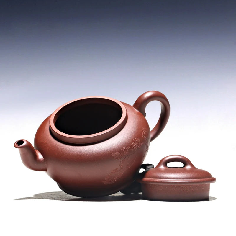 Monohydrate hall yixing ores are recommended by hand purple clay teapot days incense pot of 265 ml of kung fu tea set