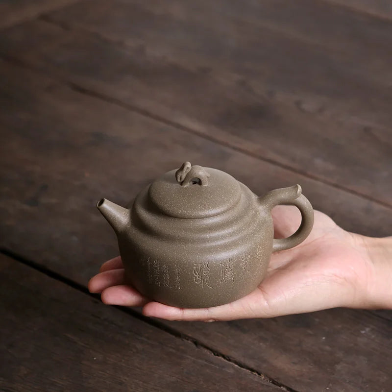 Monohydrate hall yixing ores are recommended by hand tea green period of mud painting 340 ml moon legend collection
