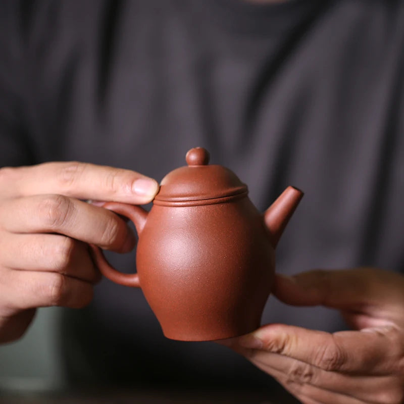 Monohydrate hall yixing pure manual recommended teapot kung fu tea set 92 pure clean pot bottom groove 160 ml