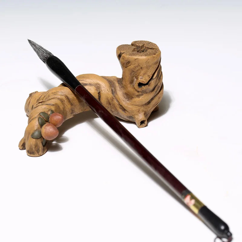 Monohydrate hall yixing purple sand tea pets play bamboo piece of mud tea pet lid