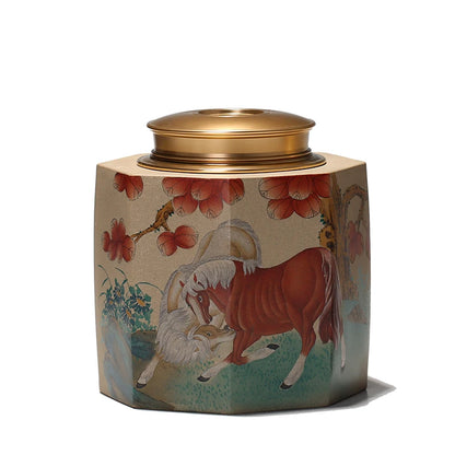 Monohydrate hall yixing purple sand tea pot all hand tin lid seal pot of pu-erh tea cans and POTS