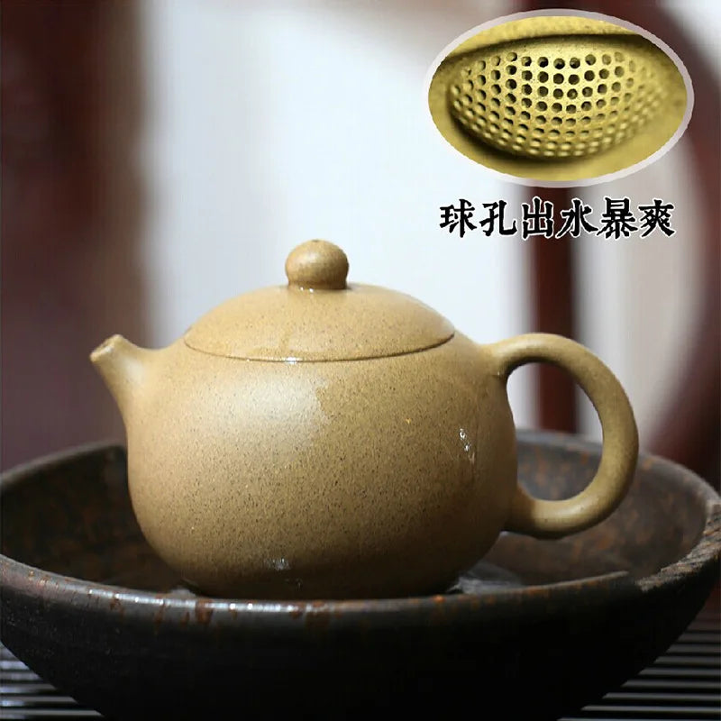 Monohydrate hall yixing recommended undressed ore handmade tea set suit household sesame mud xi shi pot of 260 ml