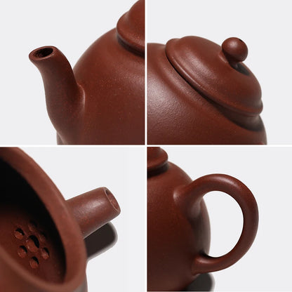 Monohydrate hall yixing recommended undressed ore manual kung fu tea set bottom groove QuChen pot of household 160 ml