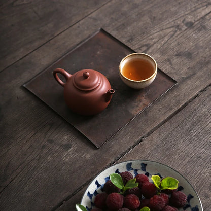 Monohydrate hall yixing recommended undressed ore manual kung fu tea set bottom groove QuChen pot of household 160 ml