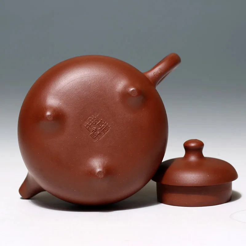 Monohydrate hall yixing recommended undressed ore manual old purple clay three foot milk pot of tea sets tea pot