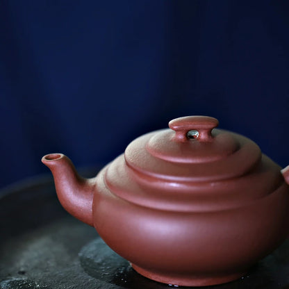 Monohydrate hall yixing recommended undressed ore pure manual famous tea set suits old purple clay xinqiao pot of 165 ml