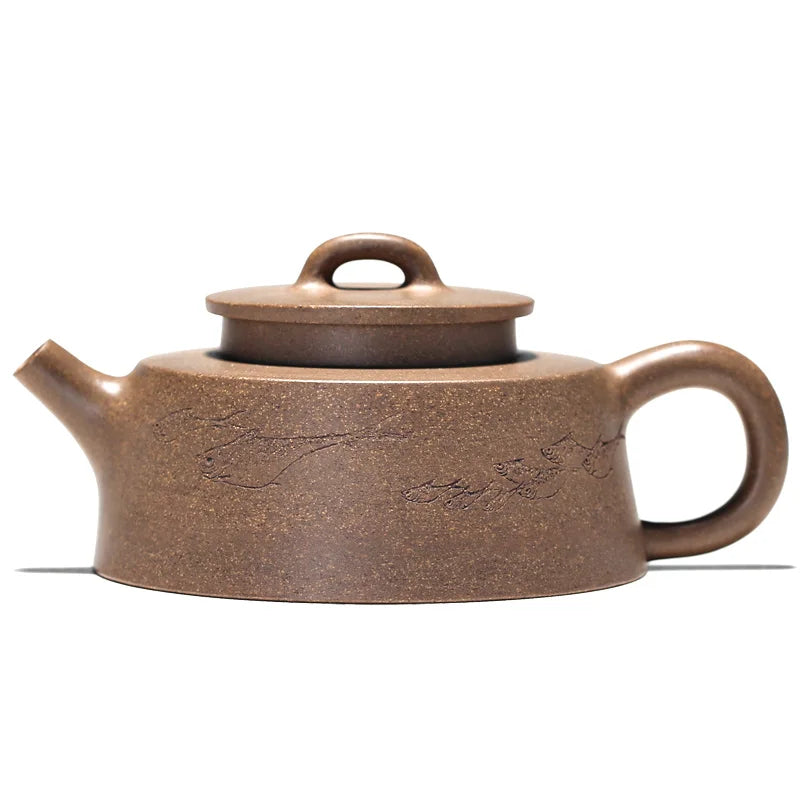 Monohydrate yixing pot are recommended by ore pure manual kung fu tea set # mud fish jar pot collection 175 ml