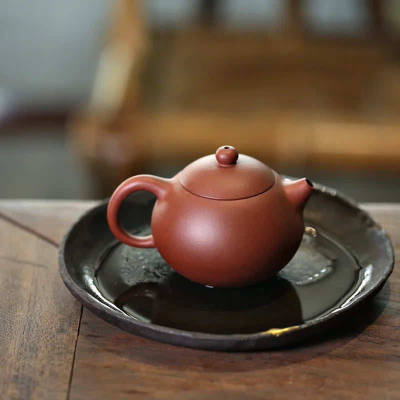 Monohydrate yixing recommended kung fu tea set # suits domestic ore pure manual red-skinned Long Wendan 180 ml
