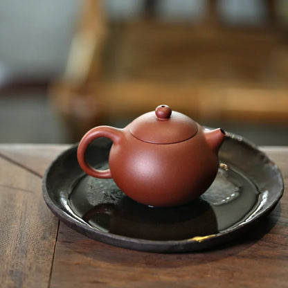 Monohydrate yixing recommended kung fu tea set # suits domestic ore pure manual red-skinned Long Wendan 180 ml