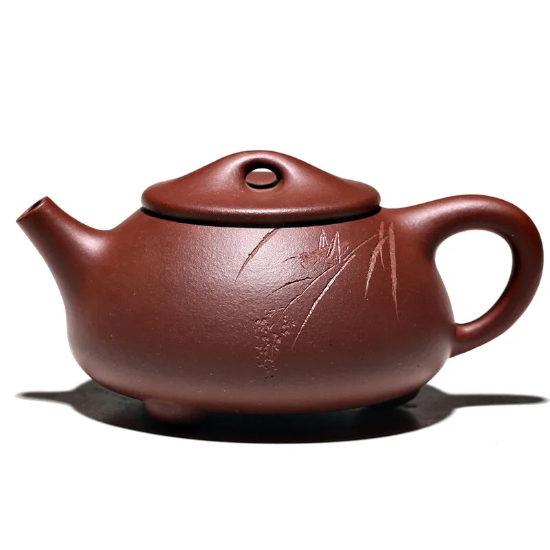 Monohydrate yixing recommended pure manual name buffer tank # 14 qing Kong Shi gourd ladle pot teapot tea set 225 ml