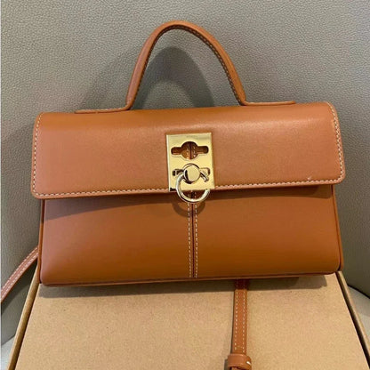 Monrity Women Cowhide Stance Wallet Single Shoulder Crossbody Handbag Versatile Commuter Purses Clutch Exquisite Luxury Bags