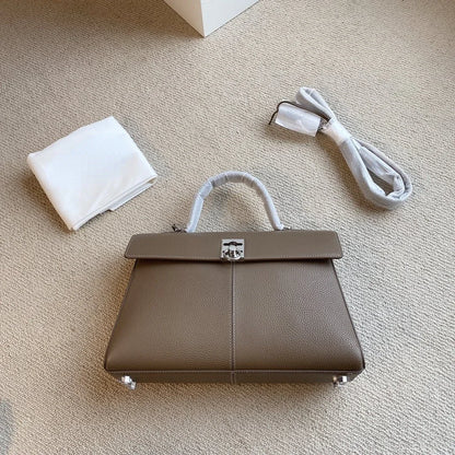 Monrity Women Cowhide Stance Wallet Single Shoulder Crossbody Handbag Versatile Commuter Purses Clutch Exquisite Luxury Bags