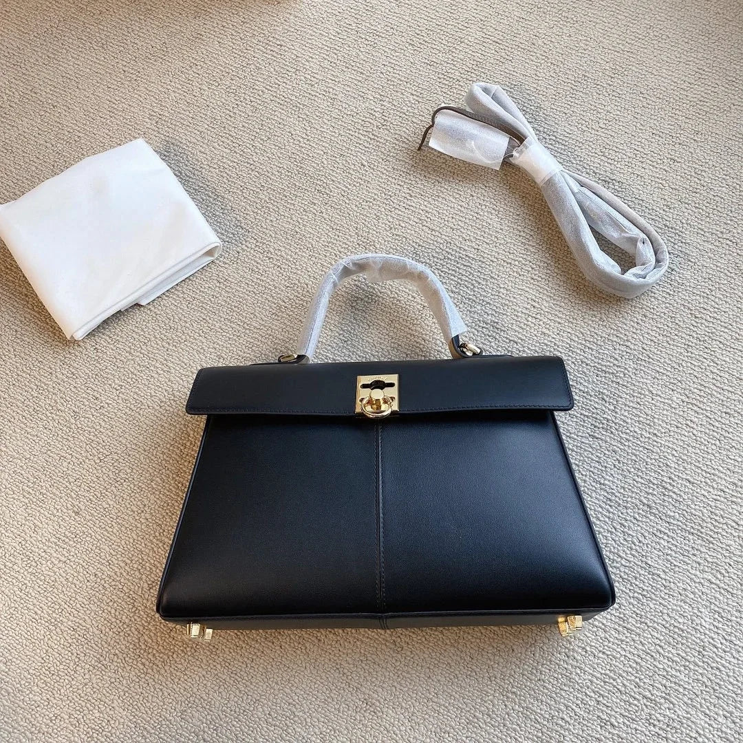 Monrity Women Cowhide Stance Wallet Single Shoulder Crossbody Handbag Versatile Commuter Purses Clutch Exquisite Luxury Bags